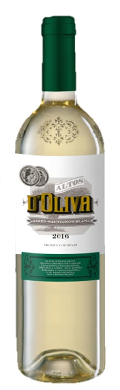Altos d'Oliva Airen-Sauvignon Blanc 2016 Front Bottle Shot