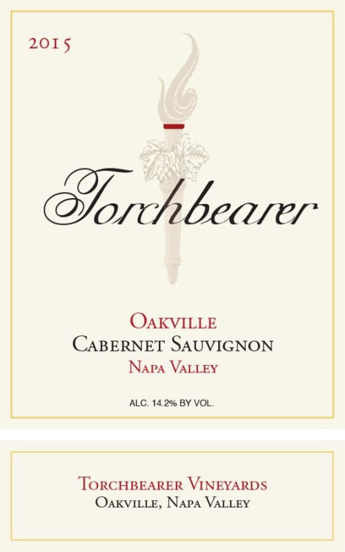 Torchbearer Vineyards Cabernet Sauvignon 2015 Front Label