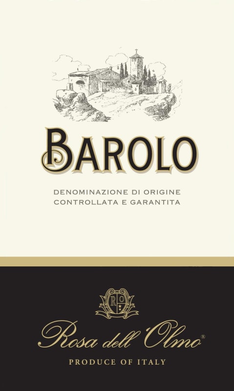 Rosa dell'Olmo Barolo 2017 Front Label