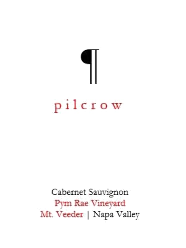 Pilcrow Pym Rae Vineyard Cabernet Sauvignon 2015 Front Label