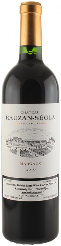 Chateau Rauzan-Segla (1.5 Liter Magnum) 2010 Front Bottle Shot