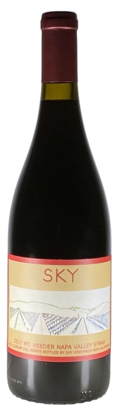 Sky Syrah 2017 Front Bottle Shot