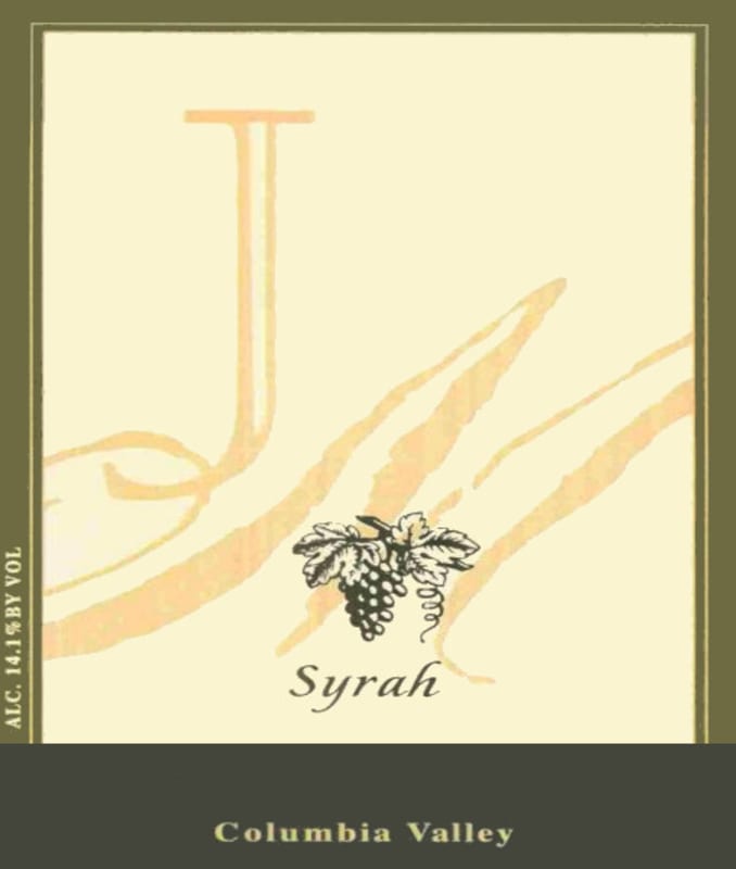 JM Cellars Syrah 2004 Front Label