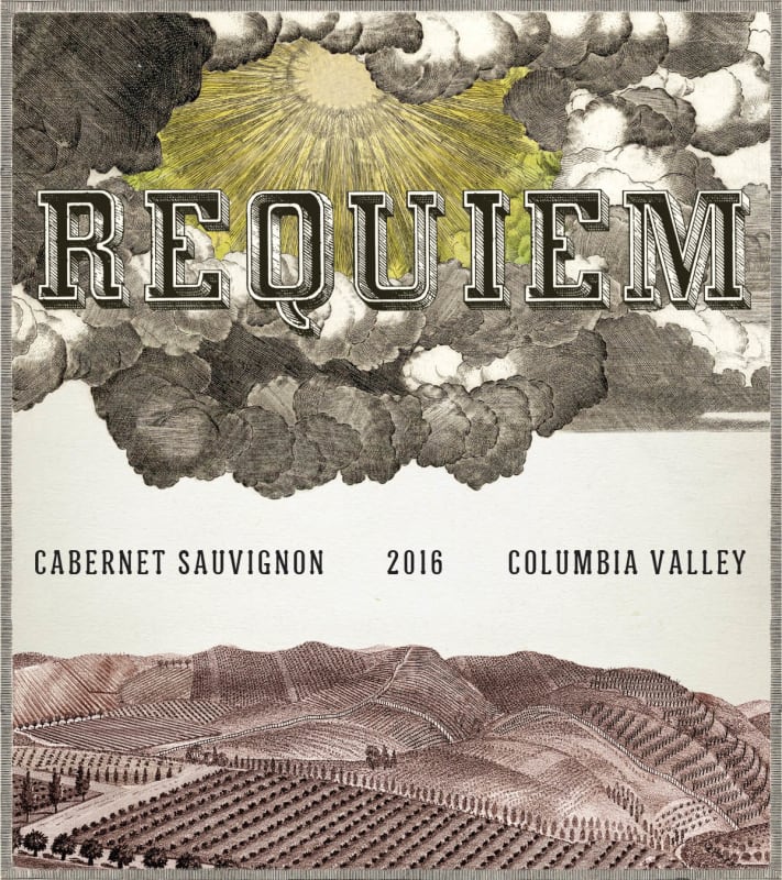Requiem Cabernet Sauvignon 2016 Front Label