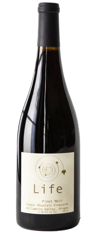 Cooper Mountain Life Pinot Noir 2018 Front Bottle Shot