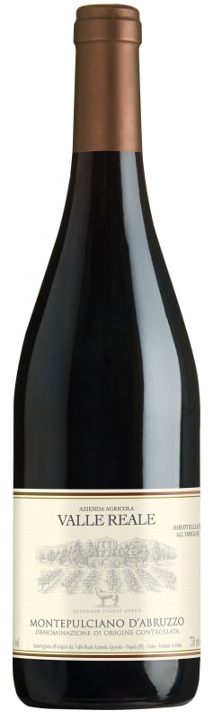Valle Reale Montepulciano d'Abruzzo 2019 Front Bottle Shot