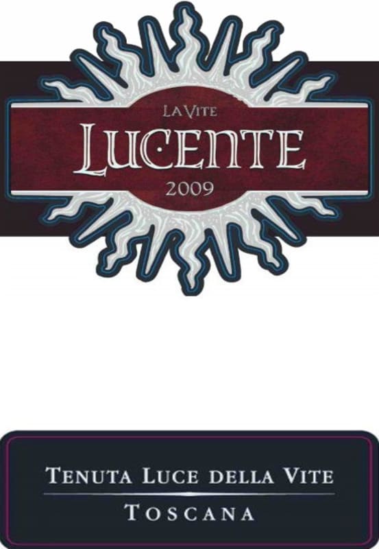 Tenuta Luce Lucente 2009 Front Label