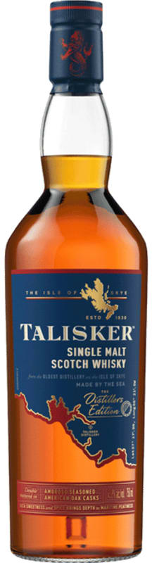 Talisker Distillers Edition Single Malt Scotch Whisky Front Bottle Shot