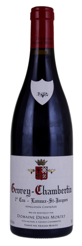 Denis Mortet Gevrey-Chambertin Lavaux St-Jacques Premier Cru 2019 Front Bottle Shot
