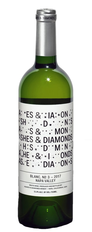 Ashes & Diamonds Blanc No. 3 2017 Front Bottle Shot