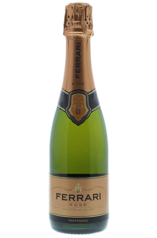 Ferrari Brut Rose (375ML half-bottle) Front Bottle Shot