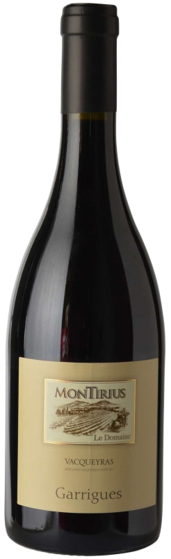 Montirius Vacqueyras Garrigues 2022 Front Bottle Shot