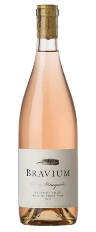 Bravium Anderson Valley Rose of Pinot Noir 2021 Front Bottle Shot