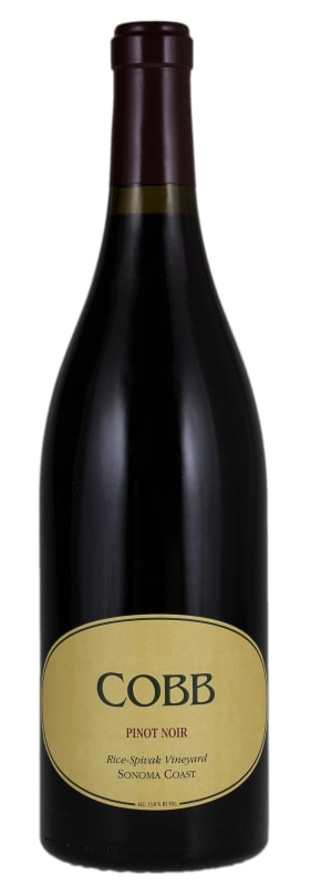 Cobb Wines Rice-Spivak Vineyard Pinot Noir 2016 Front Bottle Shot