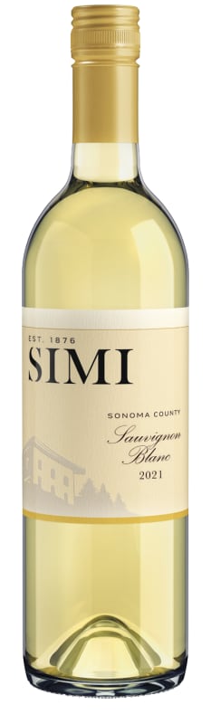 Simi Sauvignon Blanc 2021 Front Bottle Shot