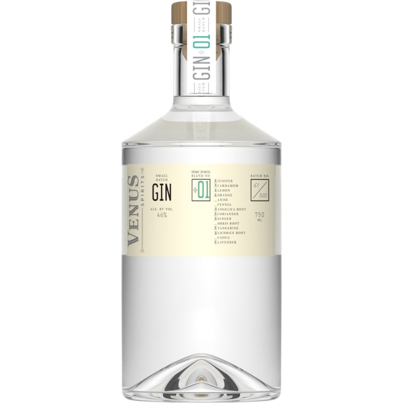 Venus Gin Blend No. 1 Front Bottle Shot