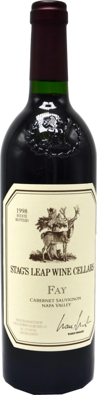 Stag's Leap Wine Cellars Fay Vineyard Cabernet Sauvignon 1998 Front Bottle Shot