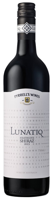 Tyrrell's Lunatiq Heathcote Shiraz 2013 Front Bottle Shot
