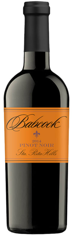 Babcock Sta. Rita Hills Pinot Noir 2014 Front Bottle Shot