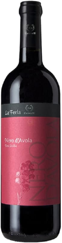 CVA Canicatti La Ferla Nero d'Avola 2019 Front Bottle Shot