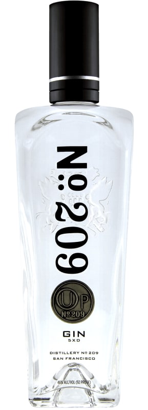 No. 209 OUP 5XD Gin Front Bottle Shot