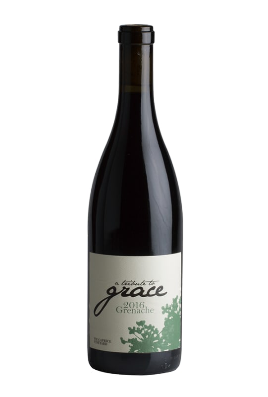 A Tribute to Grace Vie Caprice Vineyard Grenache 2016 Front Bottle Shot