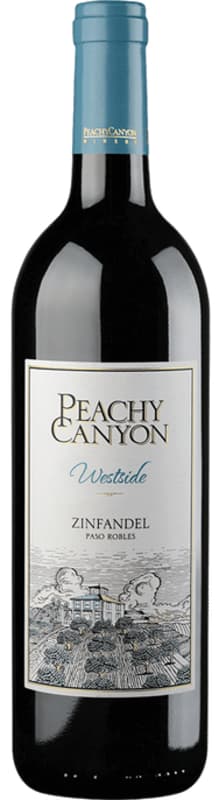 Peachy Canyon Westside Zinfandel 2023 Front Bottle Shot