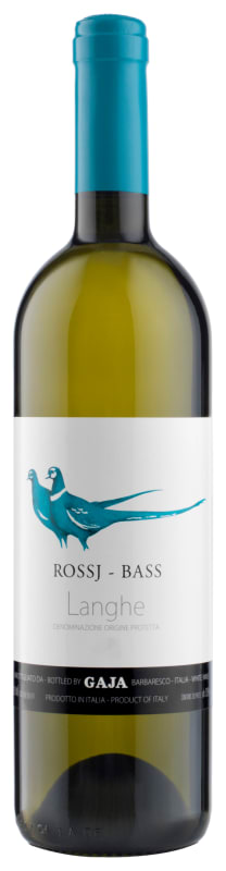 Gaja Rossj-Bass Bianco 2017 Front Bottle Shot