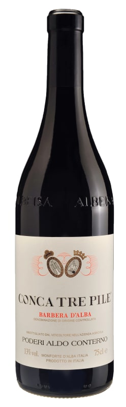 Aldo Conterno Conca Tre Pile Barbera d'Alba 2017 Front Bottle Shot