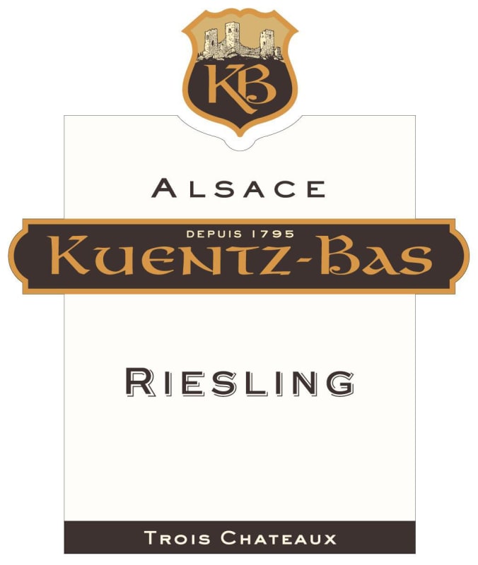 Kuentz-Bas Trois Chateaux Riesling 2017 Front Label