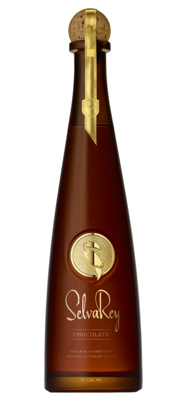 SelvaRey Chocolate Rum Front Bottle Shot