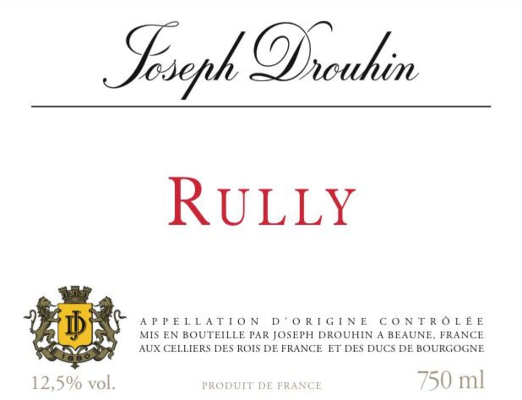 Joseph Drouhin Rully Rouge 2012 Front Label