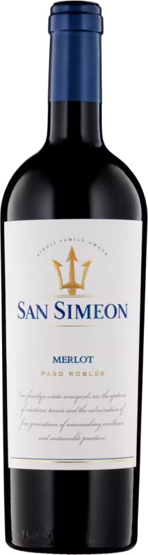 San Simeon Merlot 2024 Front Bottle Shot
