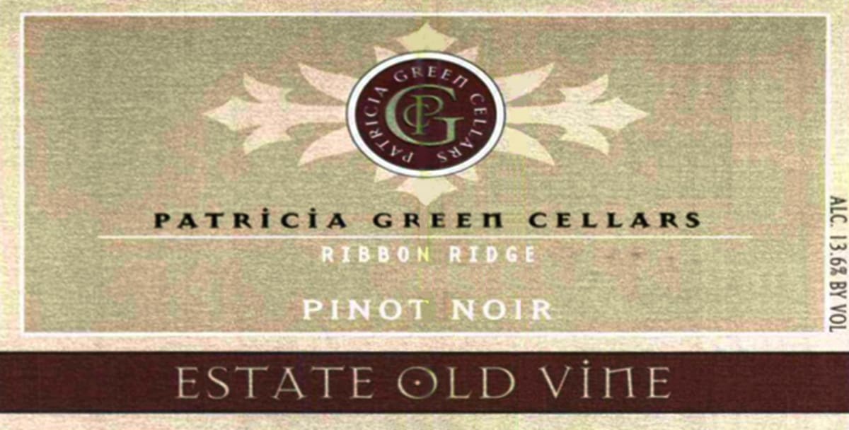 Patricia Green Estate Old Vine Pinot Noir 2008 Front Label
