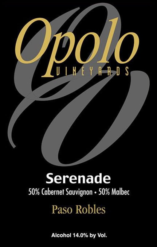 Opolo Serenade 2013 Front Label