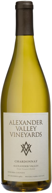 Alexander Valley Vineyards Estate Chardonnay 2018 Front Bottle Shot
