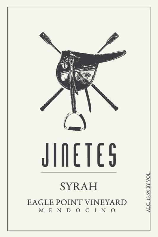 Jinetes Eagle Point Vineyard Syrah 2007 Front Label