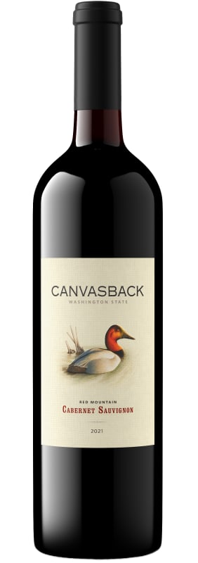 Canvasback Red Mountain Cabernet Sauvignon 2021 Front Bottle Shot