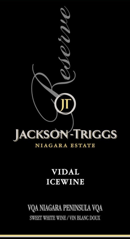 Jackson-Triggs Reserve Vidal Icewine 2015 Front Label