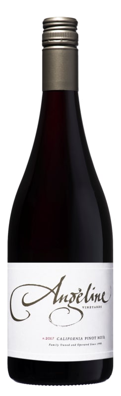 Angeline California Pinot Noir 2017 Front Bottle Shot
