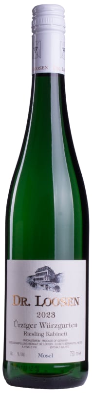 Dr. Loosen Urziger Wurzgarten Riesling Kabinett 2023 Front Bottle Shot