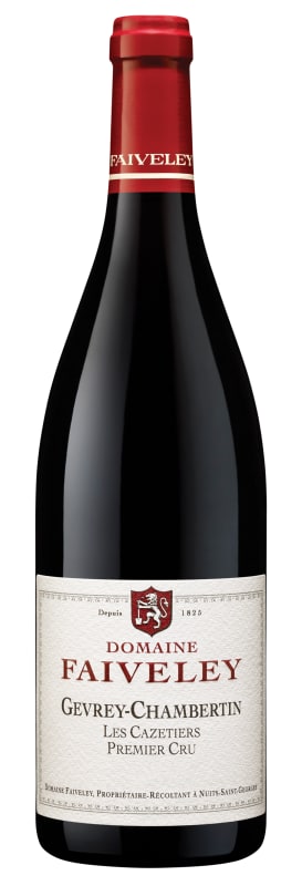 Faiveley Gevrey-Chambertin Les Cazetiers Premier Cru 2022 Front Bottle Shot