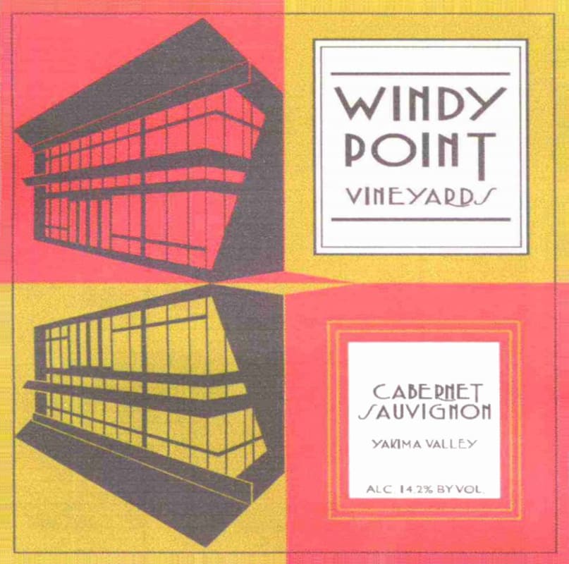 Windy Point Vineyards Cabernet Sauvignon 2007 Front Label