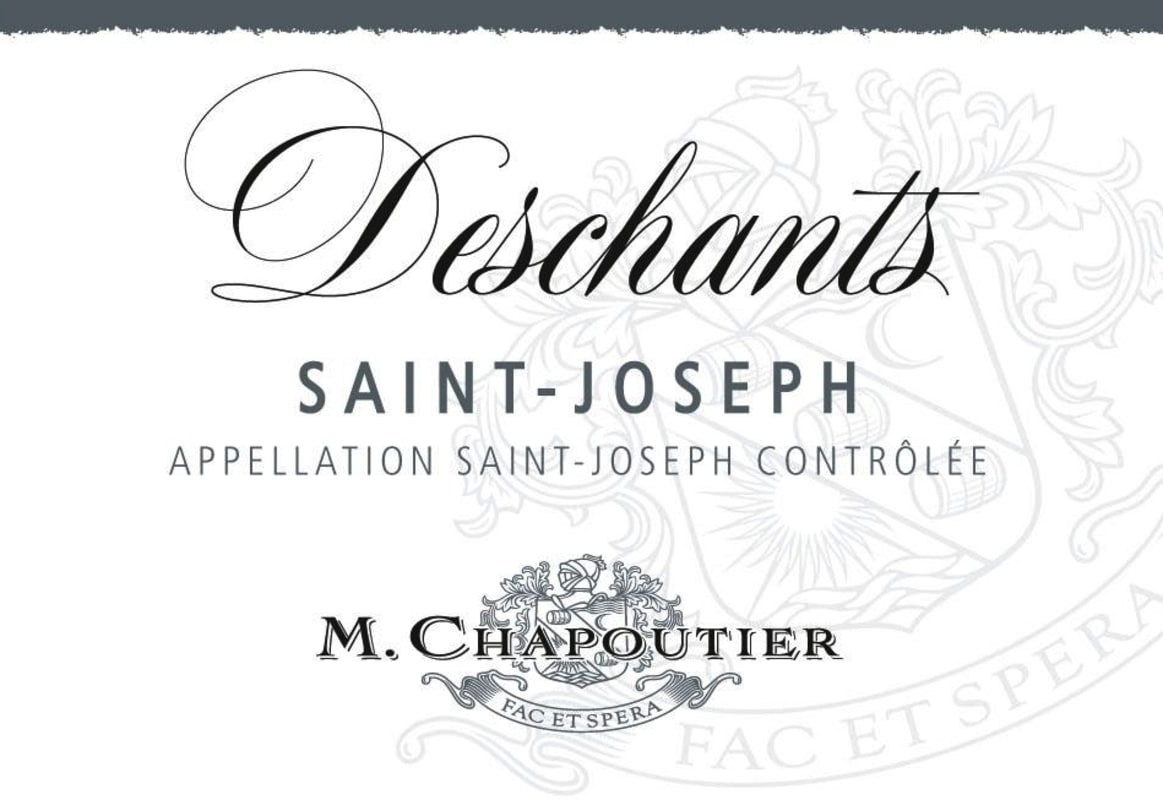 M. Chapoutier Saint-Joseph Deschants Blanc 2015 Front Label