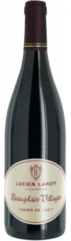 Domaine Lucien Lardy Beaujolais Villages Vignes de 1951 2018 Front Bottle Shot