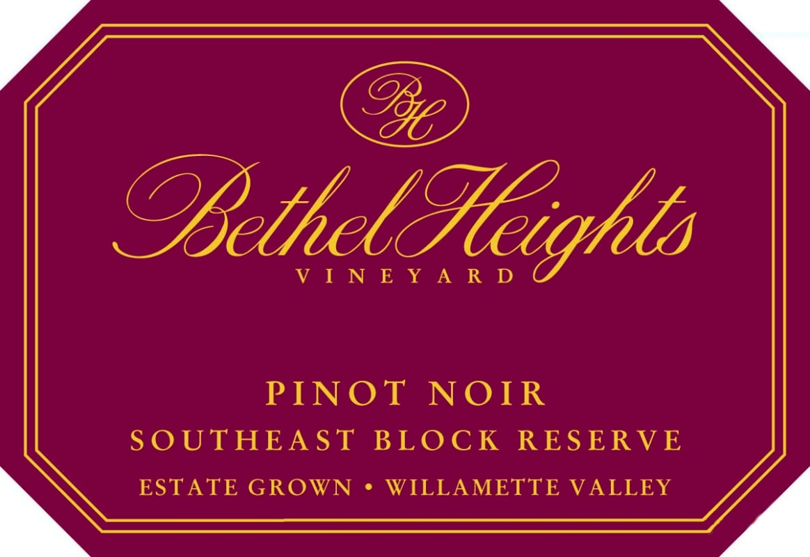 Bethel Heights Southeast Block Reserve Pinot Noir 2007 Front Label
