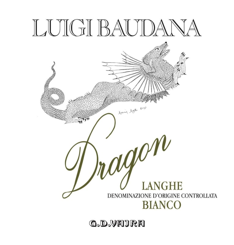 Luigi Baudana Langhe Dragon Bianco 2017 Front Label