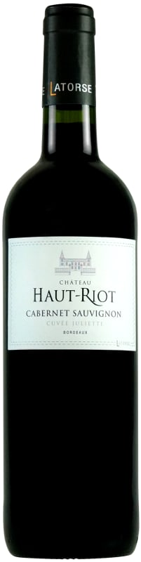 Chateau Haut-Riot Cuvee Juliette Cabernet Sauvignon 2022 Front Bottle Shot