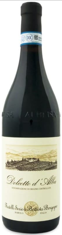 Borgogno Dolcetto d'Alba 2015 Front Bottle Shot
