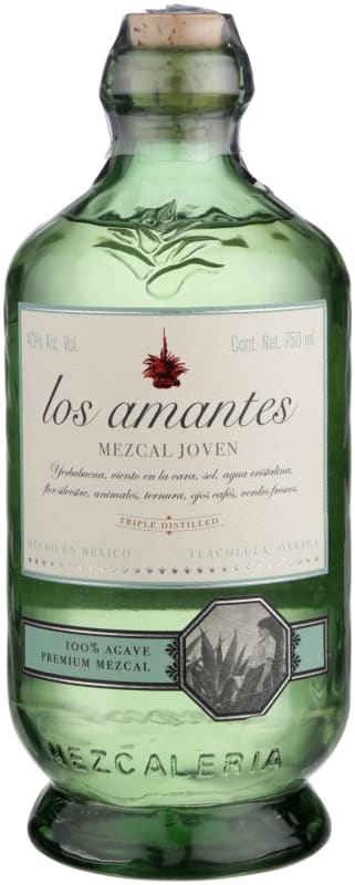 Los Amantes Joven Mezcal Front Bottle Shot
